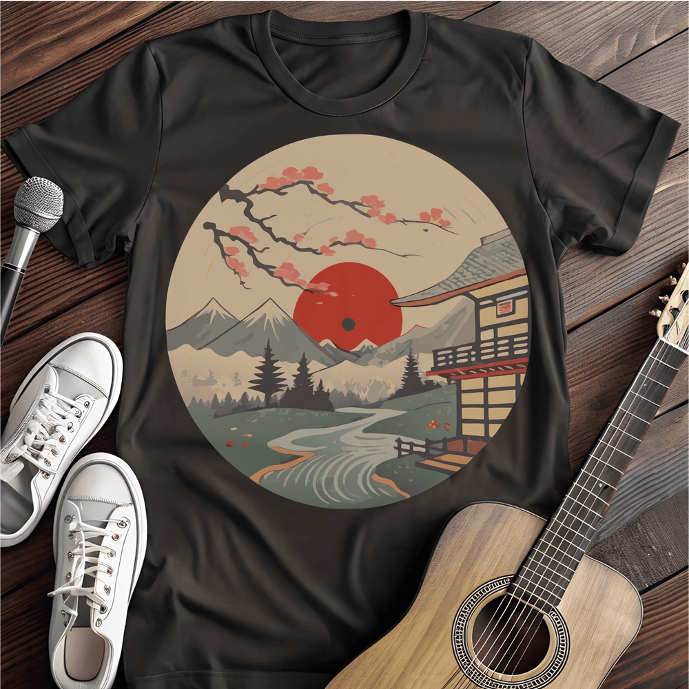 Printify T-Shirt Black / S Japan Vinyl Tee T-Shirt