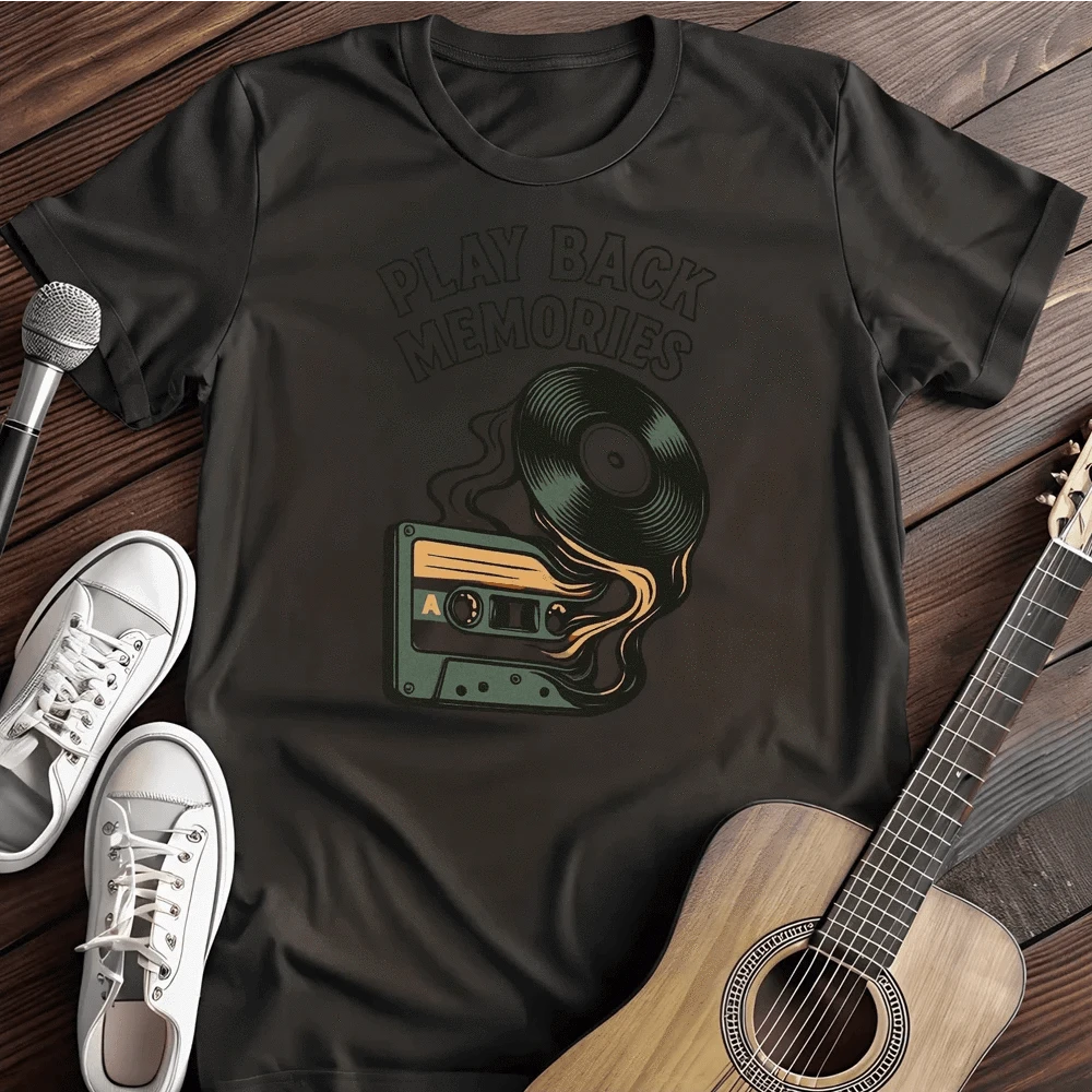 Printify T-Shirt Black / S Memories T Shirt