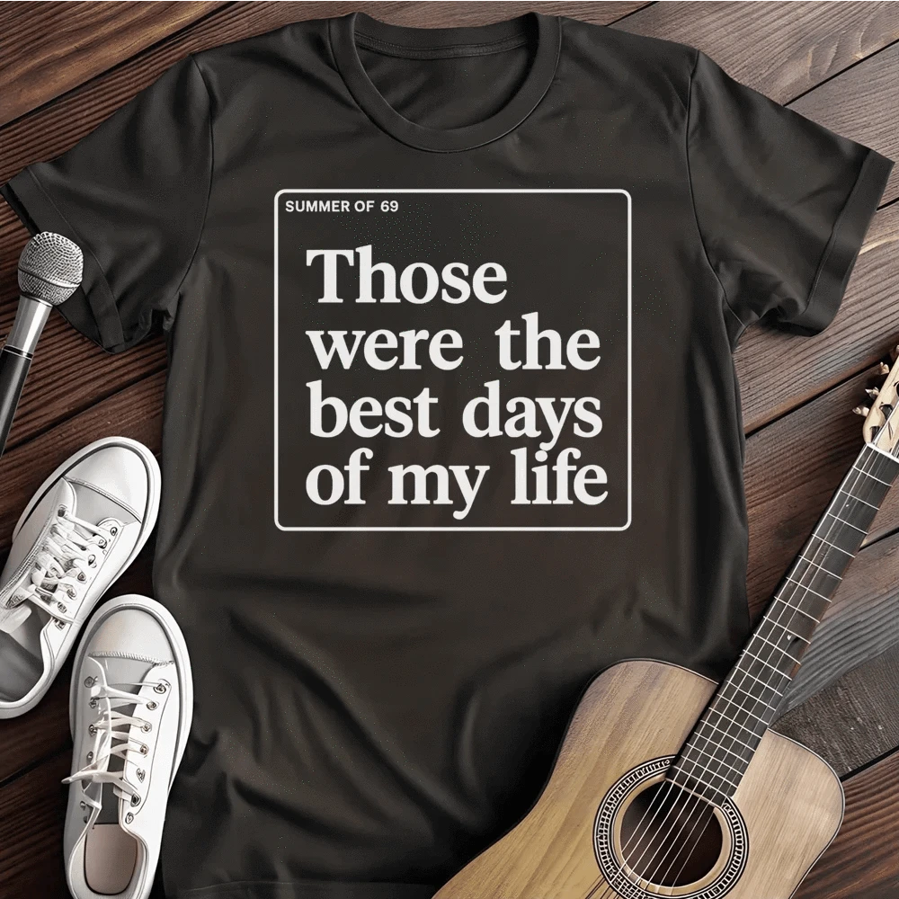Printify T-Shirt Black / S Summer Of 69 T Shirt
