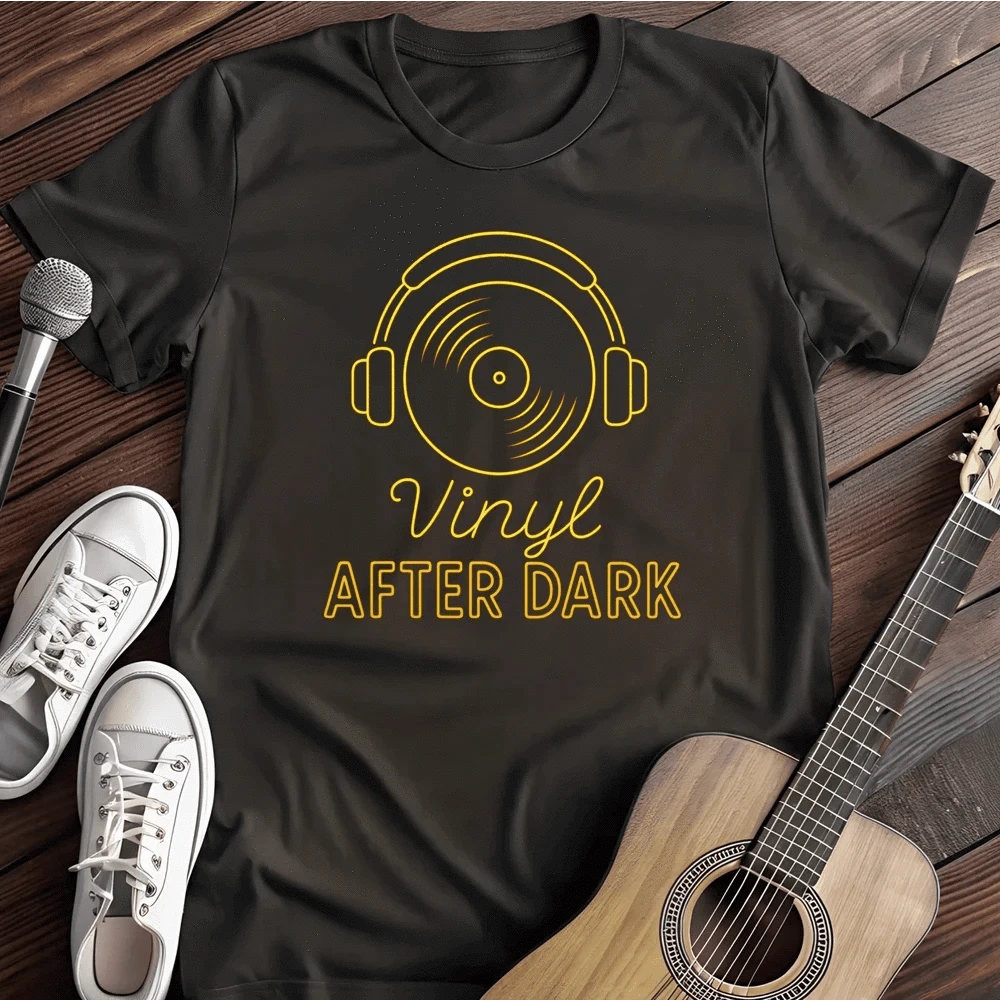 Printify T-Shirt Black / S Vinyl After T Shirt
