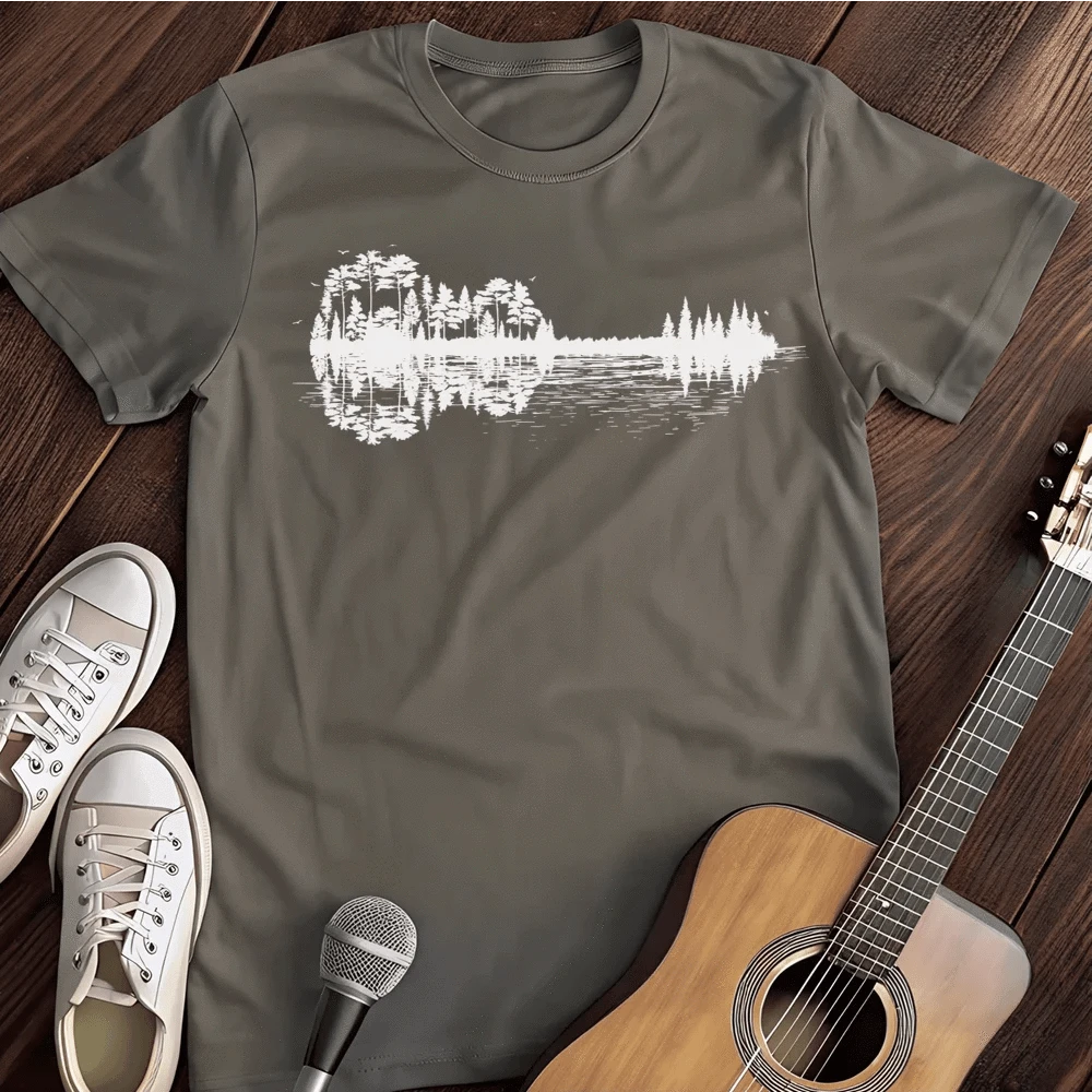 Printify T-Shirt Charcoal / S Black Forest T Shirt 2