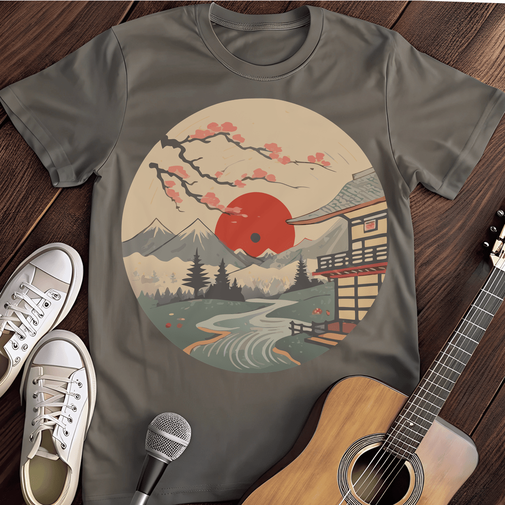 Printify T-Shirt Charcoal / S Japan Vinyl Tee T-Shirt