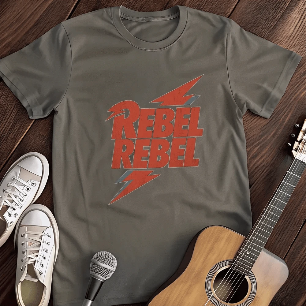 Printify T-Shirt Charcoal / S Rebel Rebel T Shirt