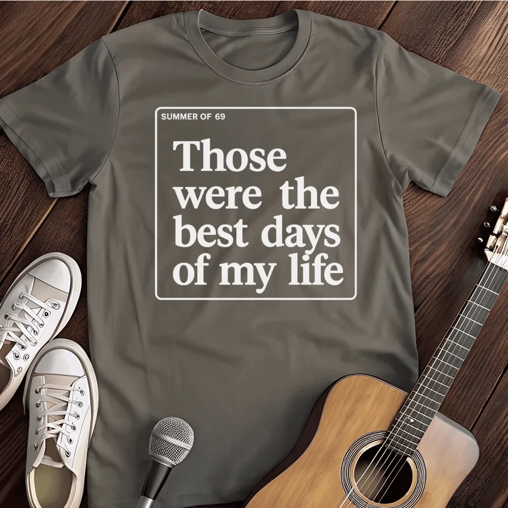 Printify T-Shirt Charcoal / S Summer Of 69 T Shirt