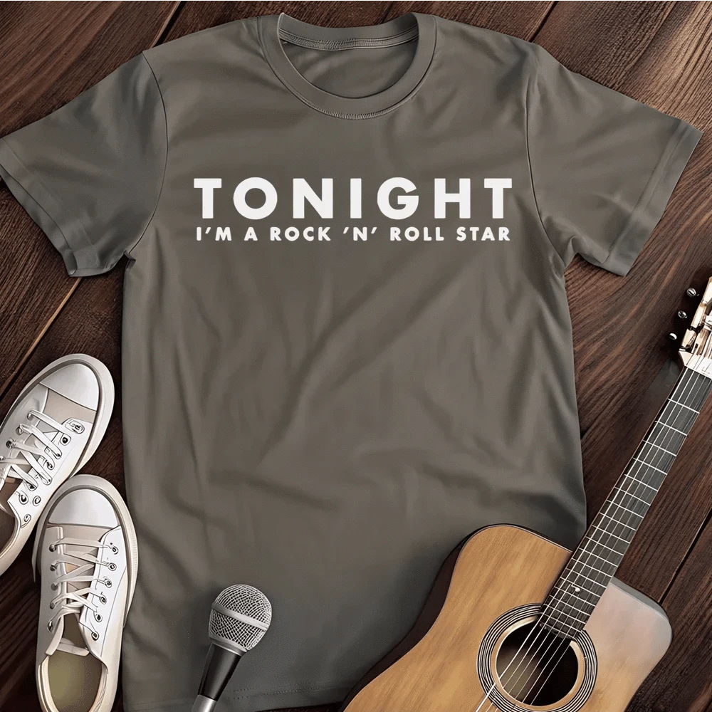 Printify T-Shirt Charcoal / S Tonight T Shirt 2