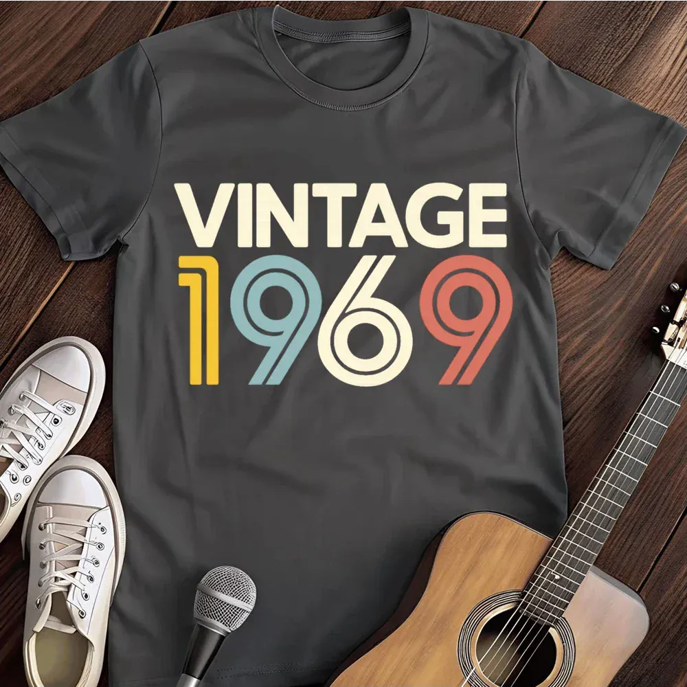 Printify T-Shirt Dark Heather / S 1969 T Shirt