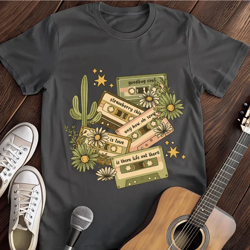 Printify T-Shirt Dark Heather / S 90 S Country Cassettes T Shirt