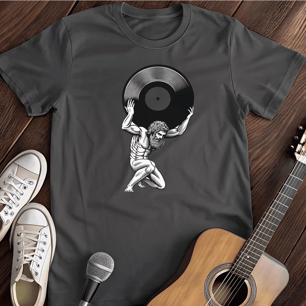Printify T-Shirt Dark Heather / S Atlas Vinyl T Shirt
