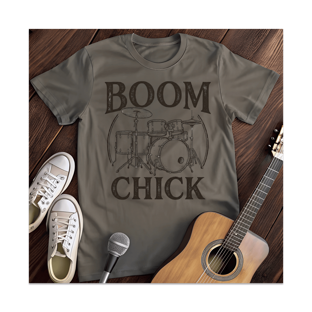 Printify T-Shirt Dark Heather / S Boom Chick T-Shirt