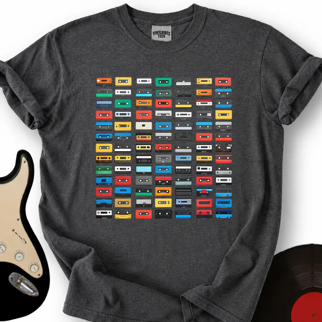 Printify T-Shirt Dark Heather / S Casette Hoarder T-Shirt