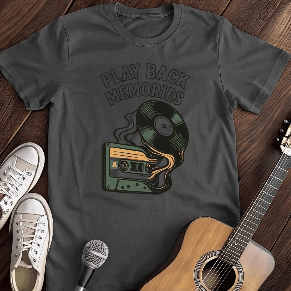 Printify T-Shirt Dark Heather / S Memories T Shirt