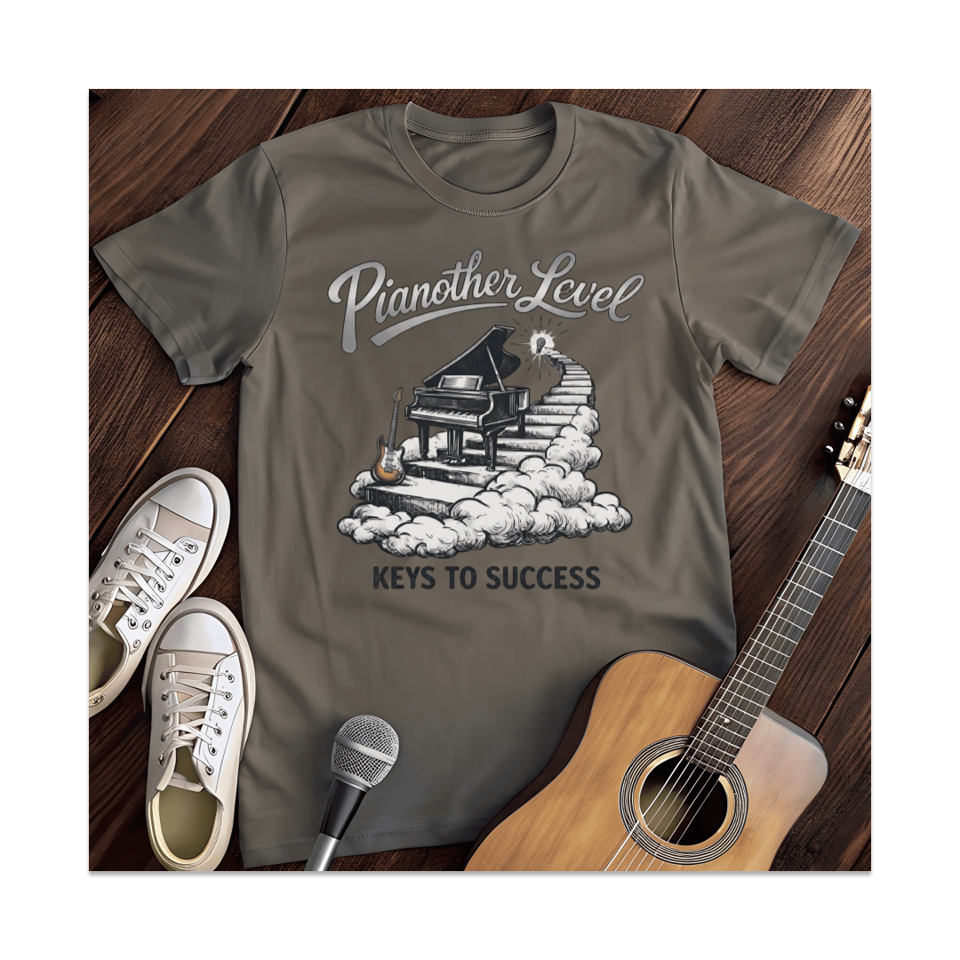 Printify T-Shirt Dark Heather / S Pianother Level T-Shirt
