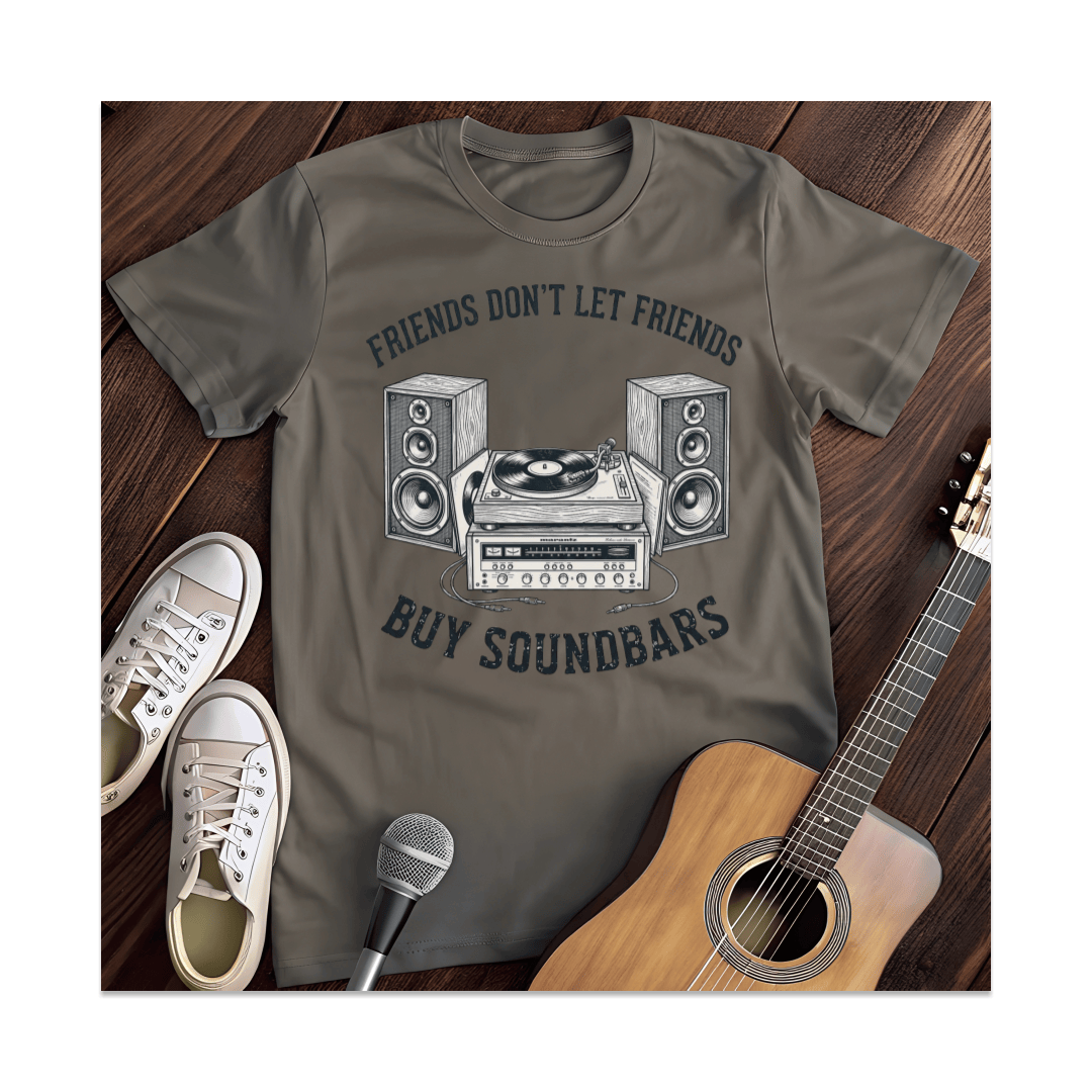 Printify T-Shirt Dark Heather / S Soundbars T-Shirt