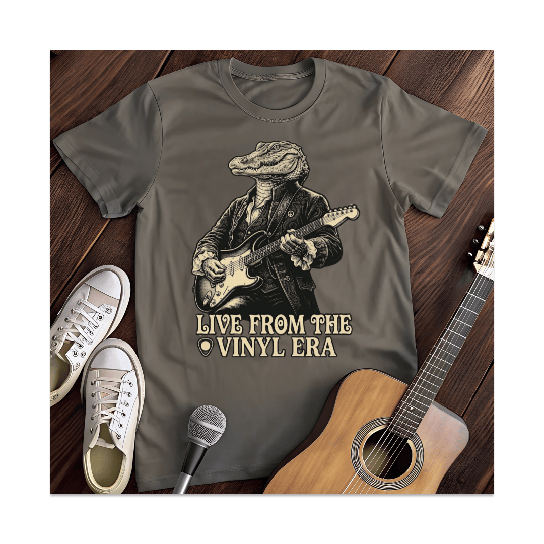Printify T-Shirt Dark Heather / S Vinyl Era T-Shirt
