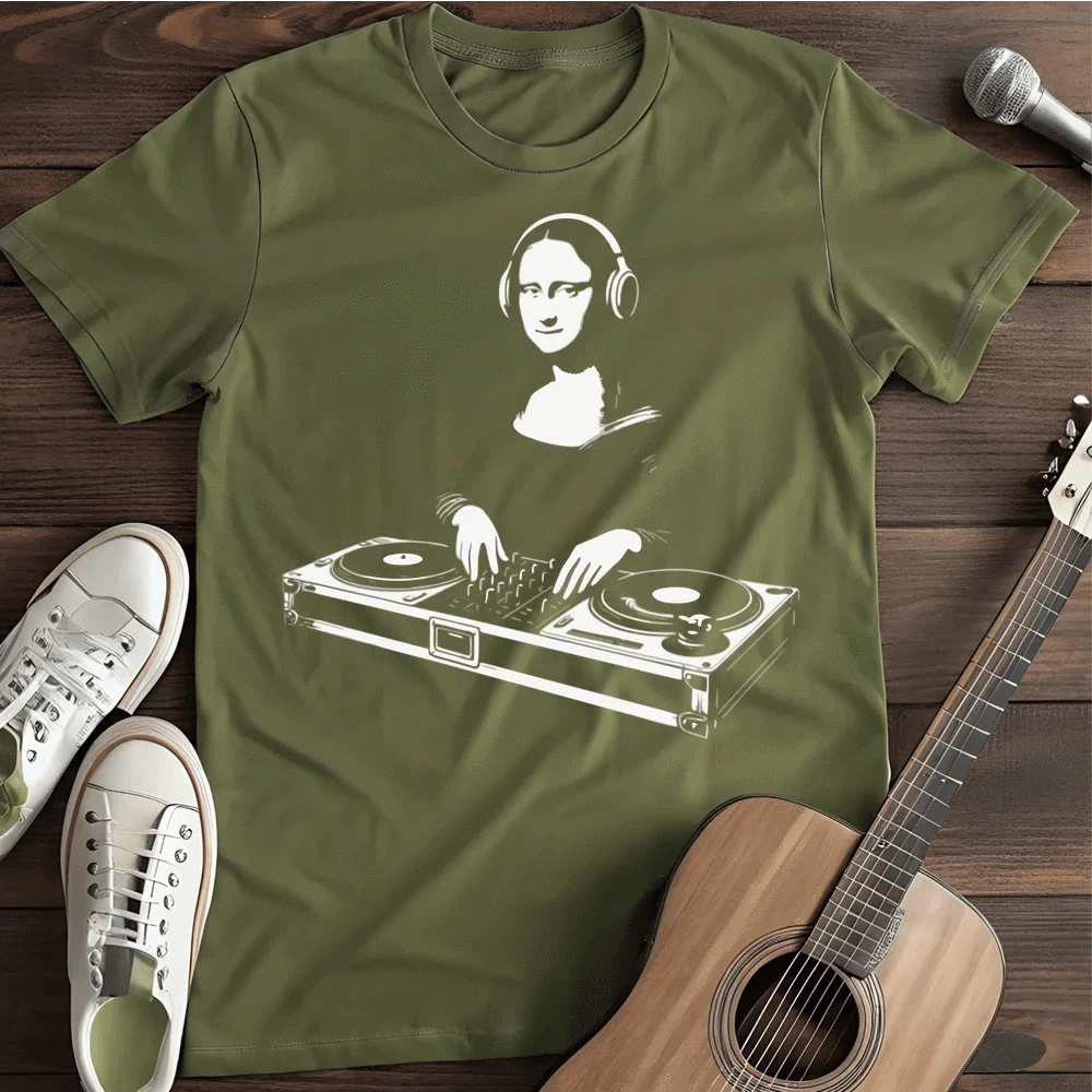 Printify T-Shirt Military Green / S Dj Mona T Shirt