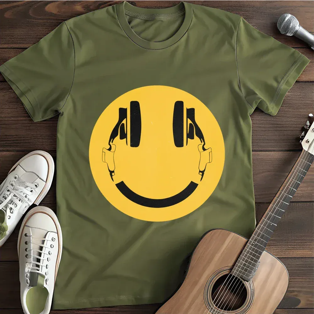Printify T-Shirt Military Green / S Happy Place T Shirt