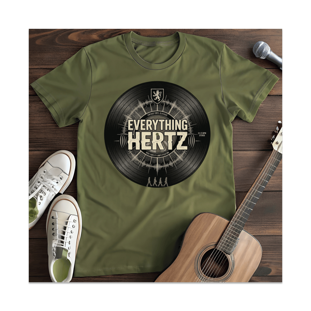 Printify T-Shirt Military Green / S Hertz T-Shirt