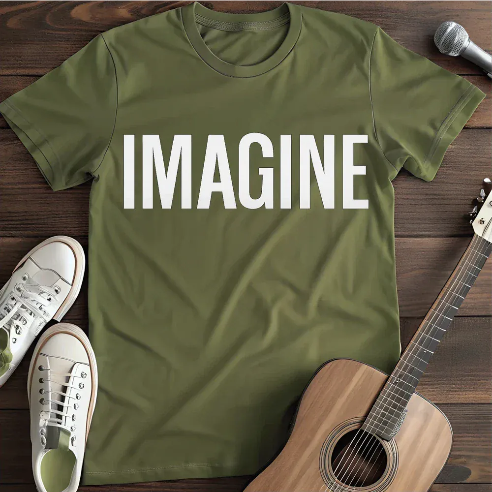Printify T-Shirt Military Green / S Imagine T Shirt