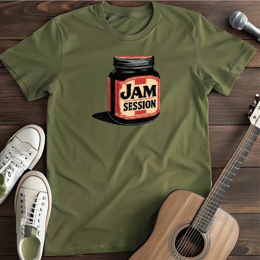 Printify T-Shirt Military Green / S Jam Session T Shirt