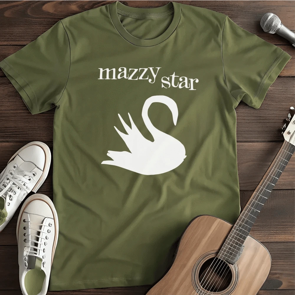 Printify T-Shirt Military Green / S Mazzy Star T Shirt