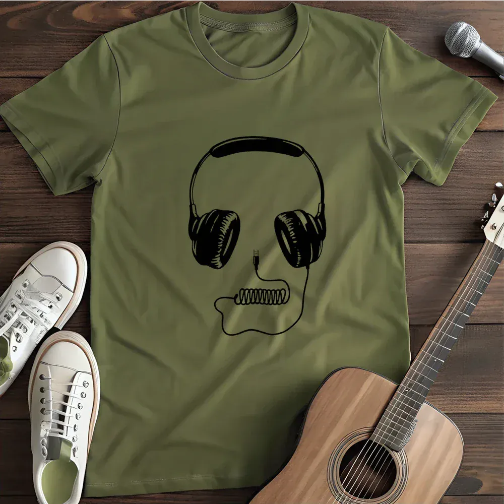 Printify T-Shirt Military Green / S Music Man T Shirt