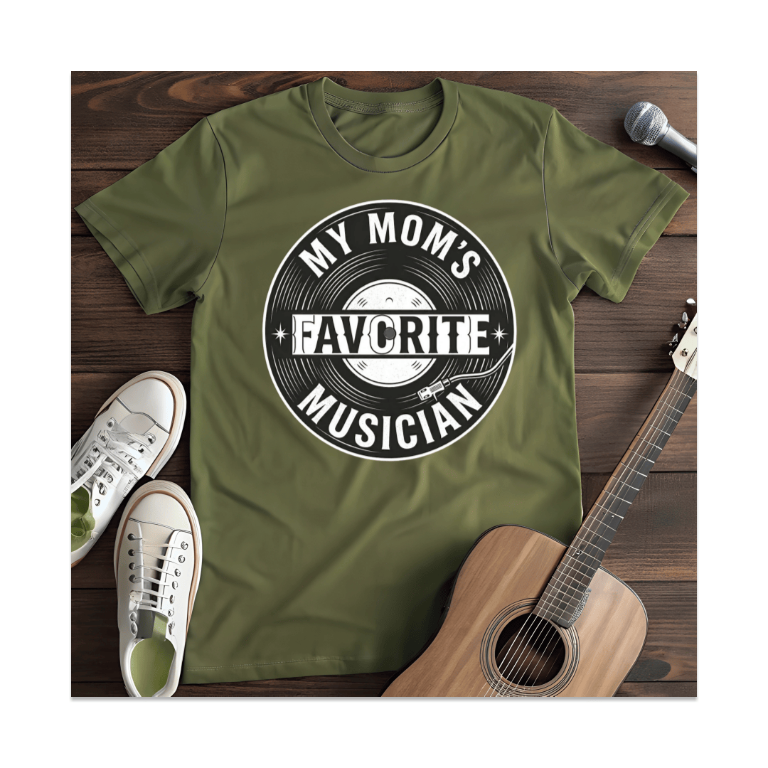Printify T-Shirt Military Green / S Musician T-Shirt