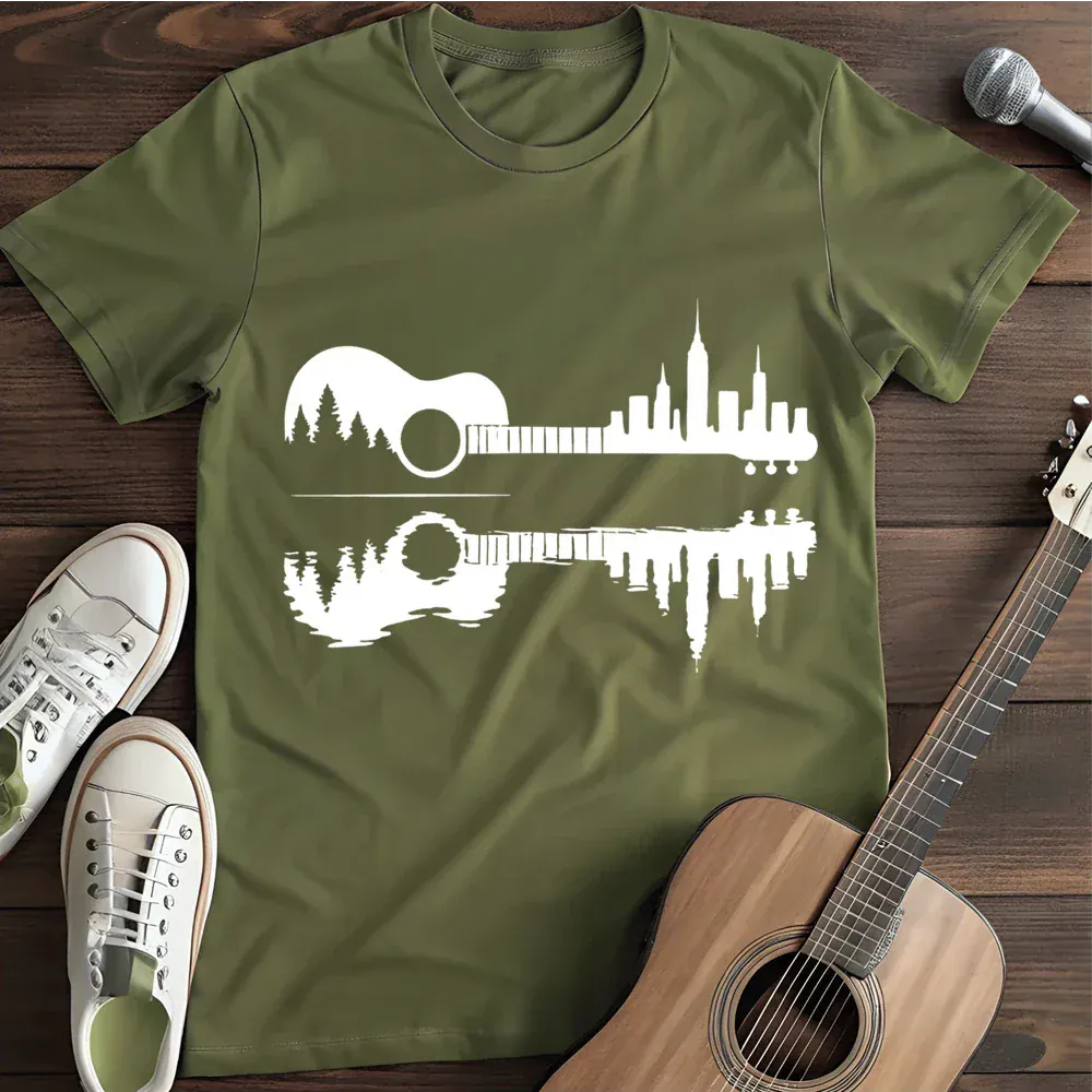 Printify T-Shirt Military Green / S Natural Rhythm T Shirt