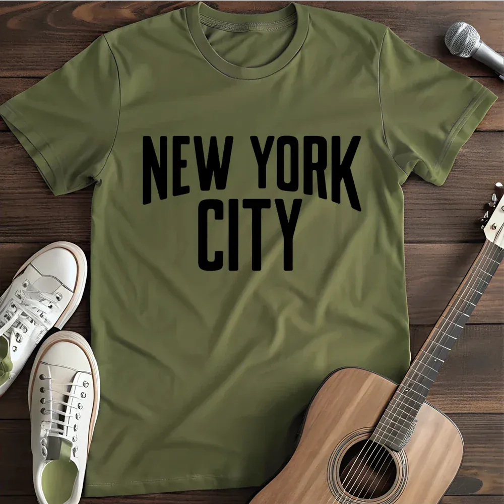Printify T-Shirt Military Green / S New York City T Shirt