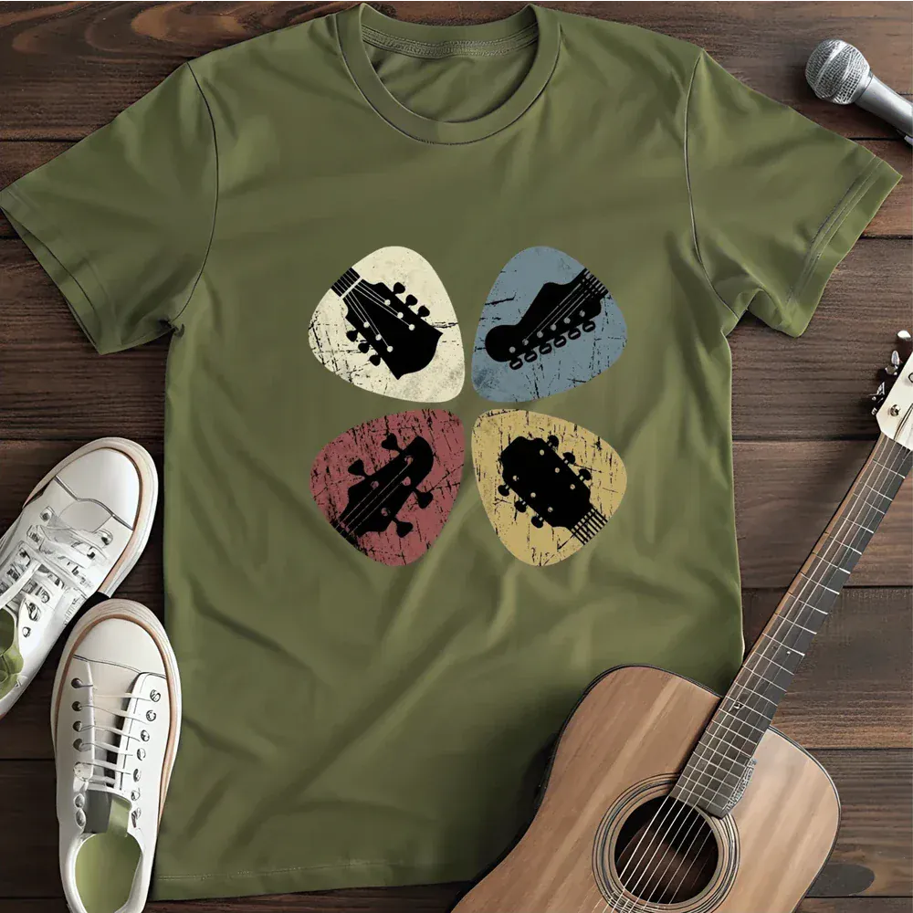 Printify T-Shirt Military Green / S Pick Four T Shirt