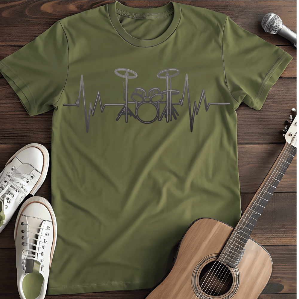 Printify T-Shirt Military Green / S Rock Lifeline T-Shirt