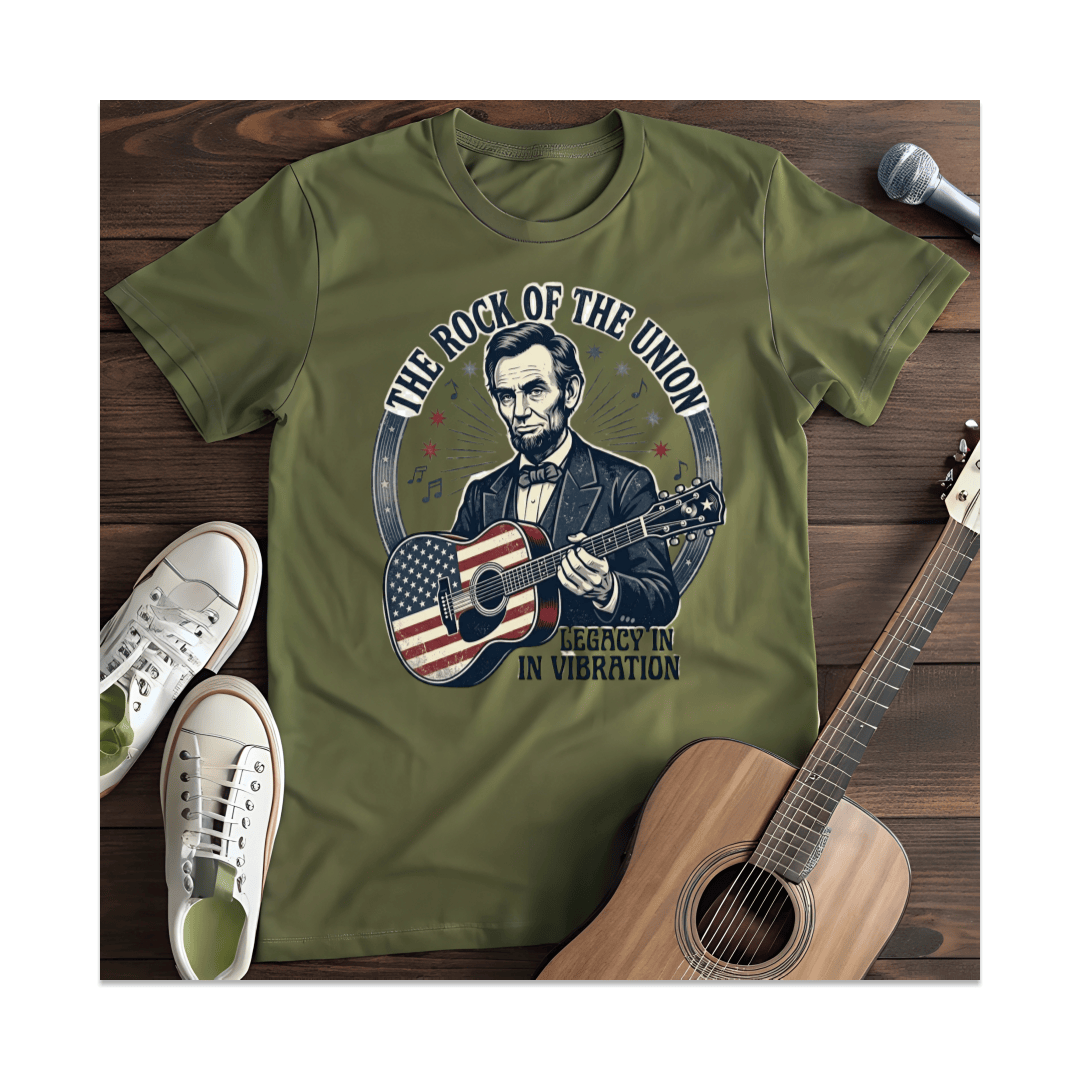 Printify T-Shirt Military Green / S Rock Of The Union T-Shirt