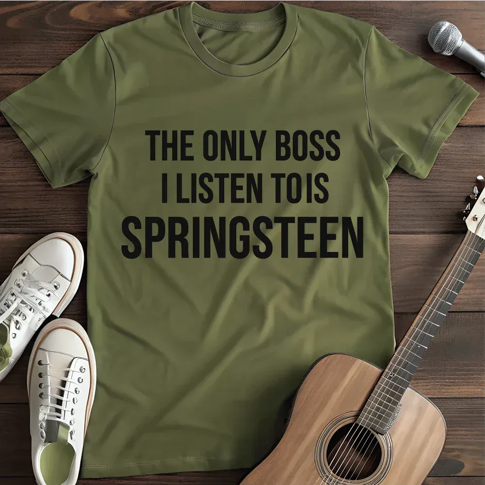 Printify T-Shirt Military Green / S Springsteen T Shirt