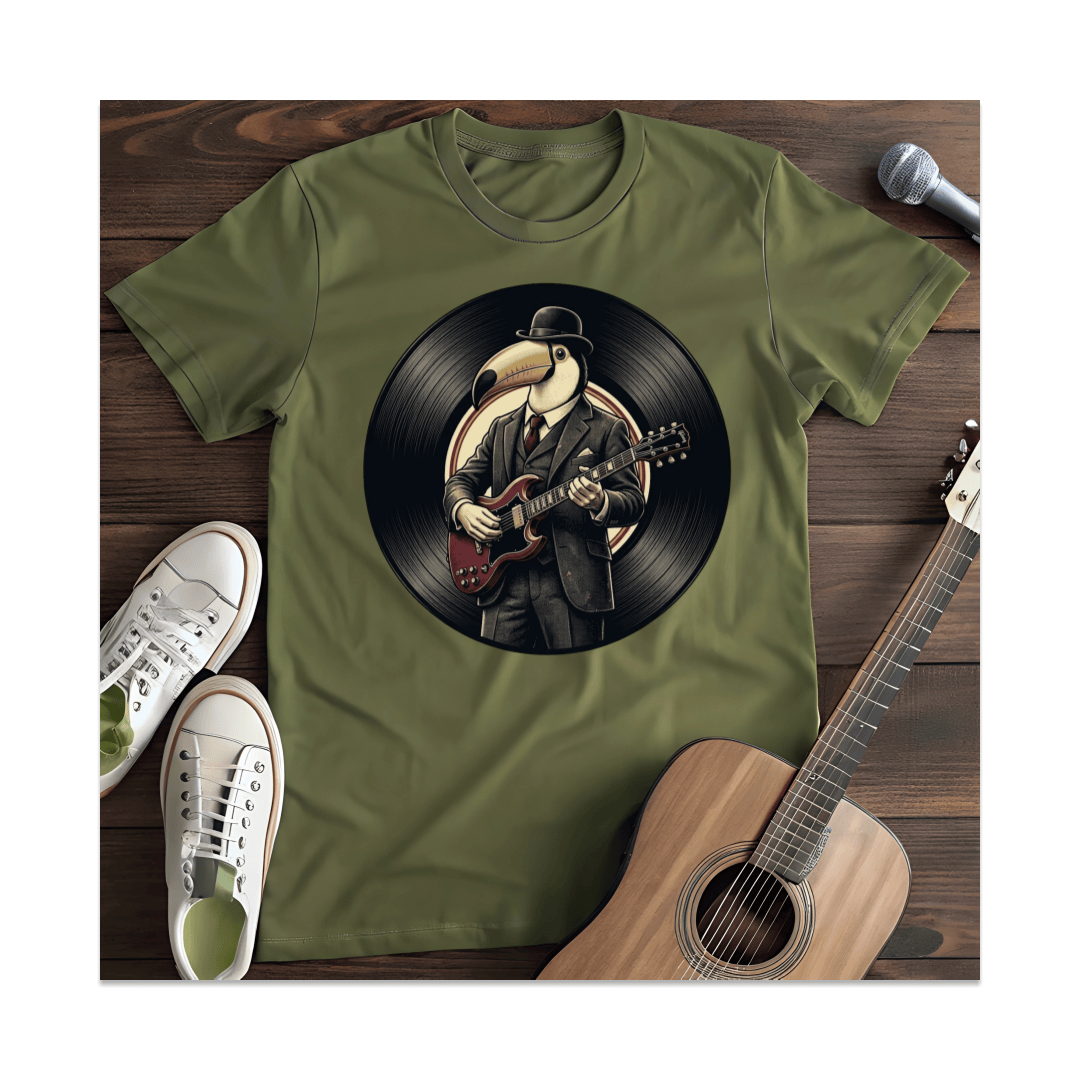 Printify T-Shirt Military Green / S The Bowler Beaks T-Shirt