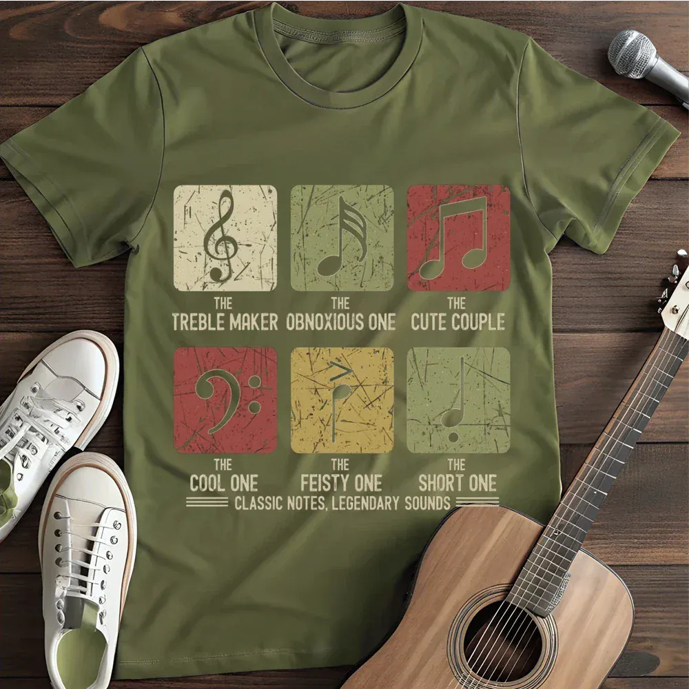 Printify T-Shirt Military Green / S The Treble Maker T Shirt