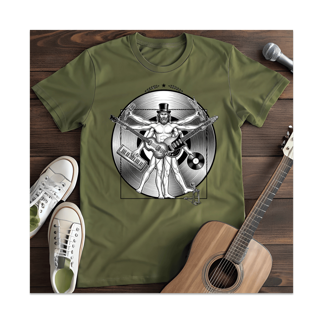 Printify T-Shirt Military Green / S Vituvian T-Shirt