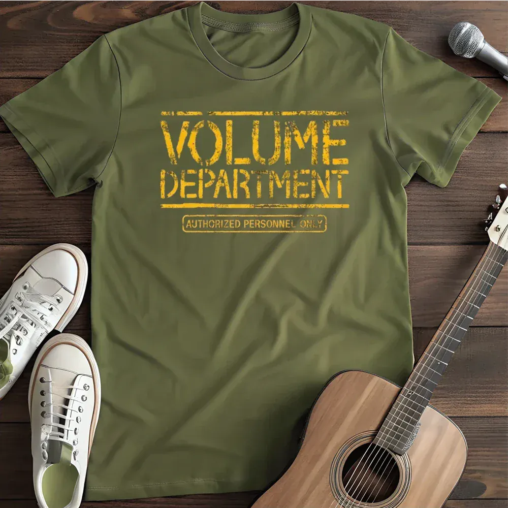 Printify T-Shirt Military Green / S Volume Department T Shirt