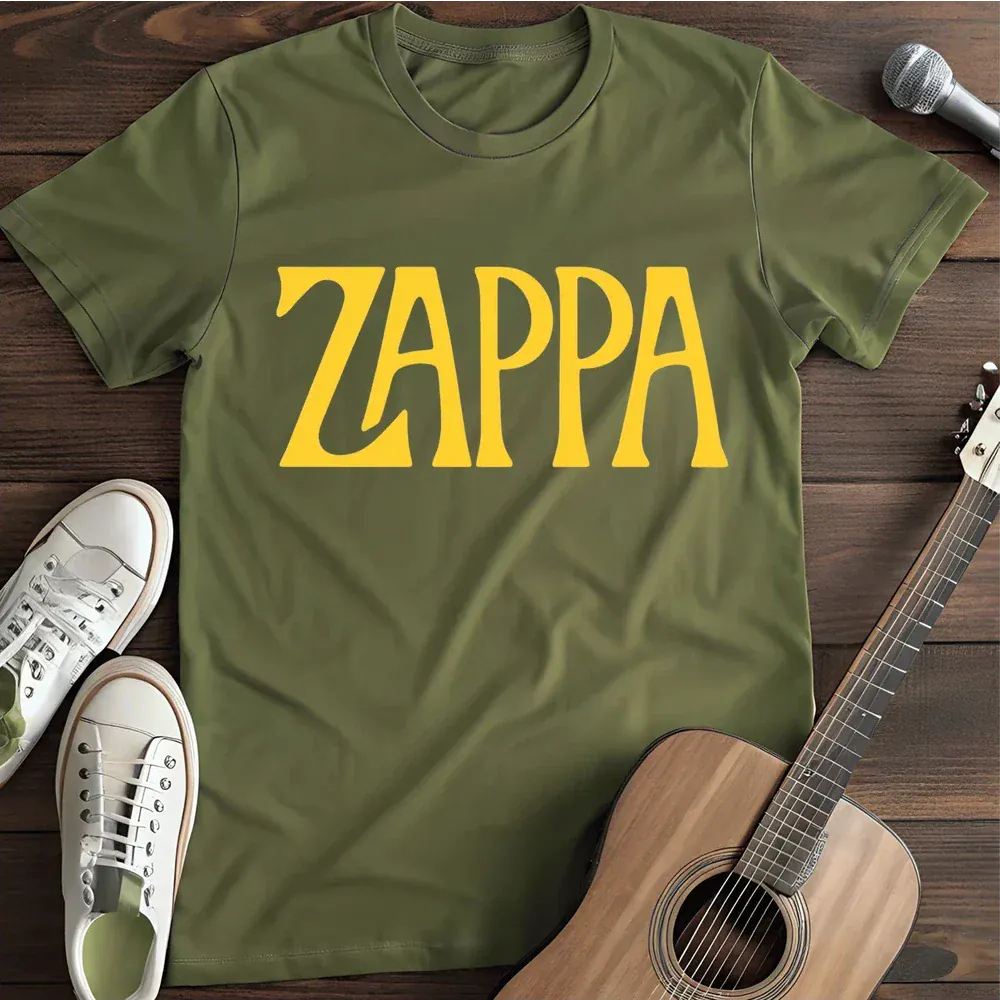 Printify T-Shirt Military Green / S Zappa T Shirt