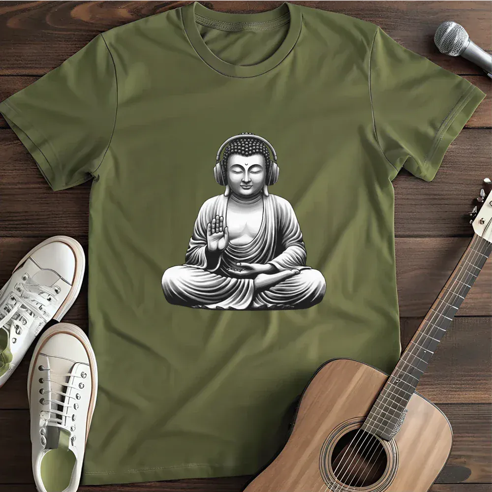 Printify T-Shirt Military Green / S Zen Jam T Shirt