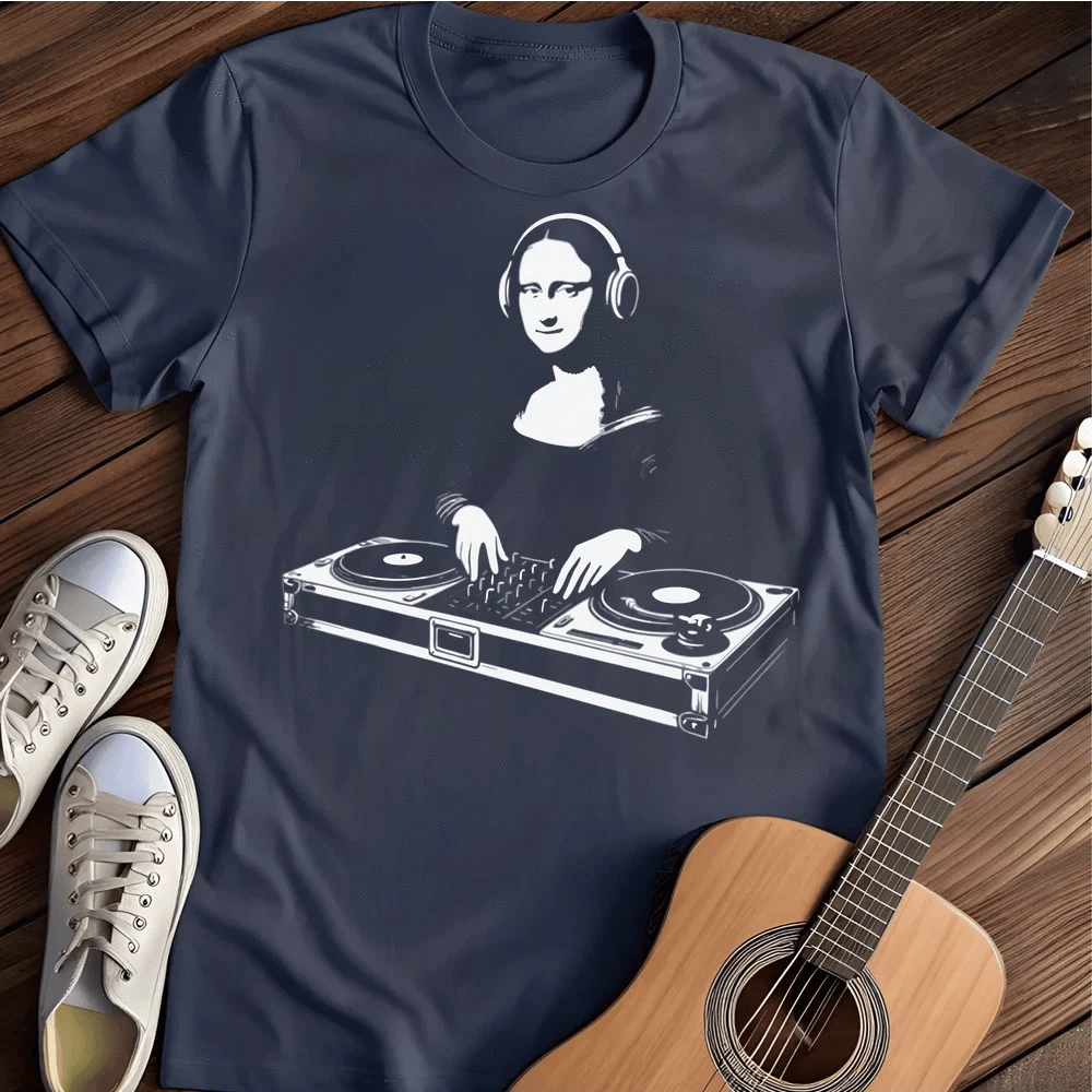 Printify T-Shirt Navy / S Dj Mona T Shirt