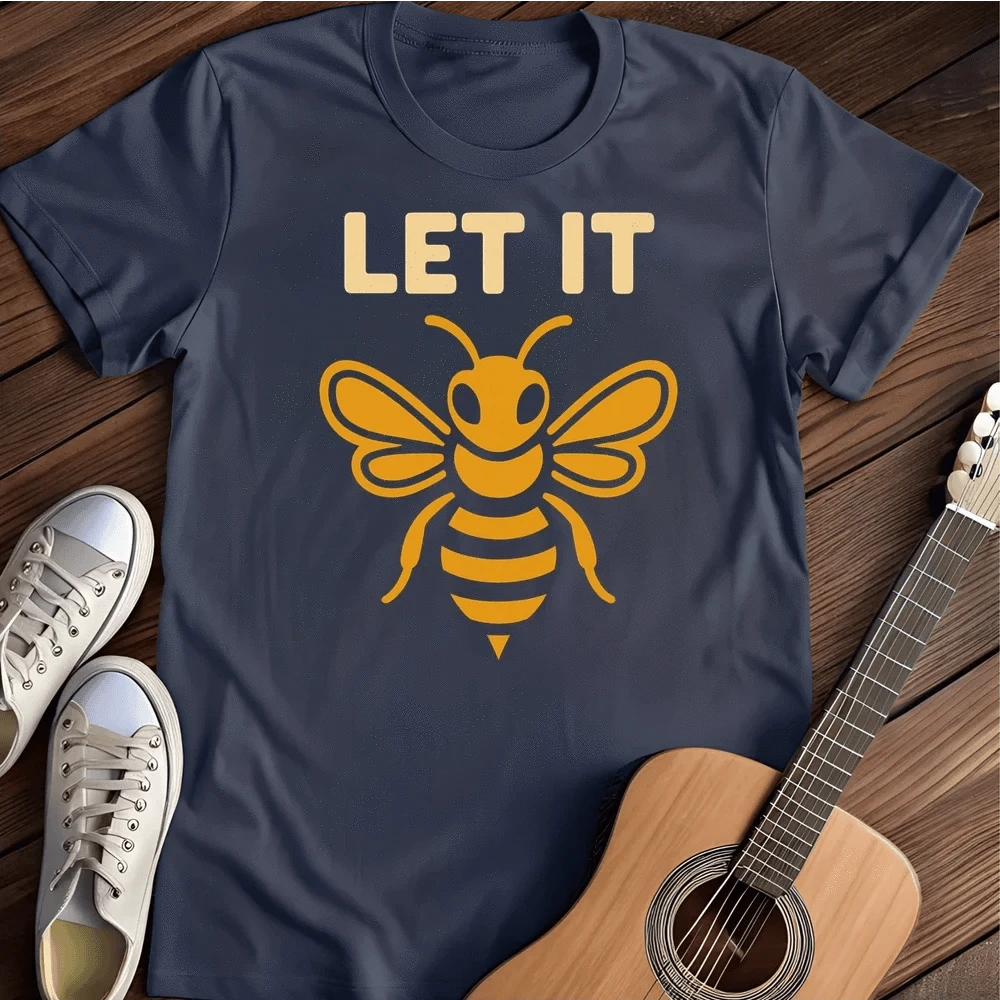 Printify T-Shirt Navy / S Let It T Shirt