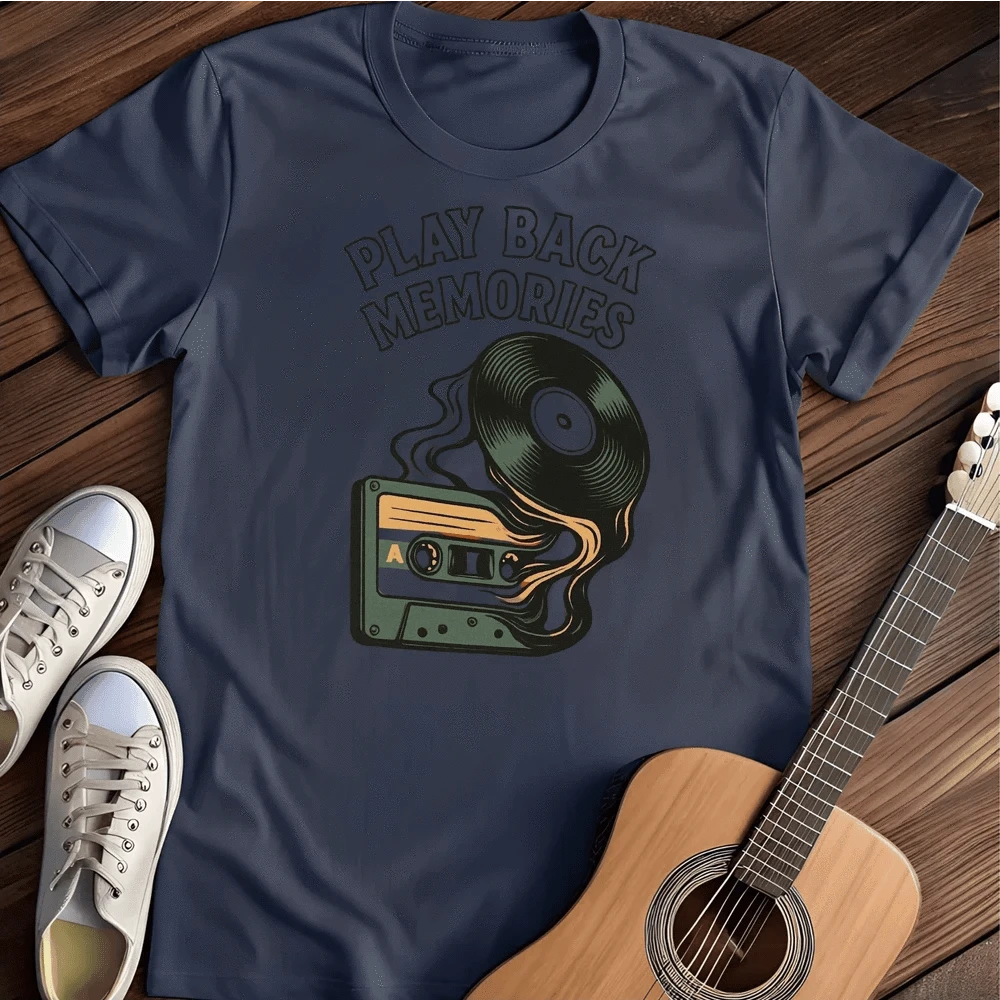 Printify T-Shirt Navy / S Memories T Shirt