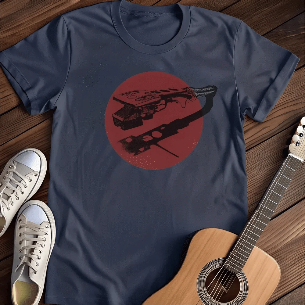 Printify T-Shirt Navy / S Needle Reflection T Shirt