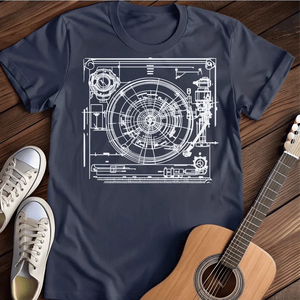 Printify T-Shirt Navy / S Patent