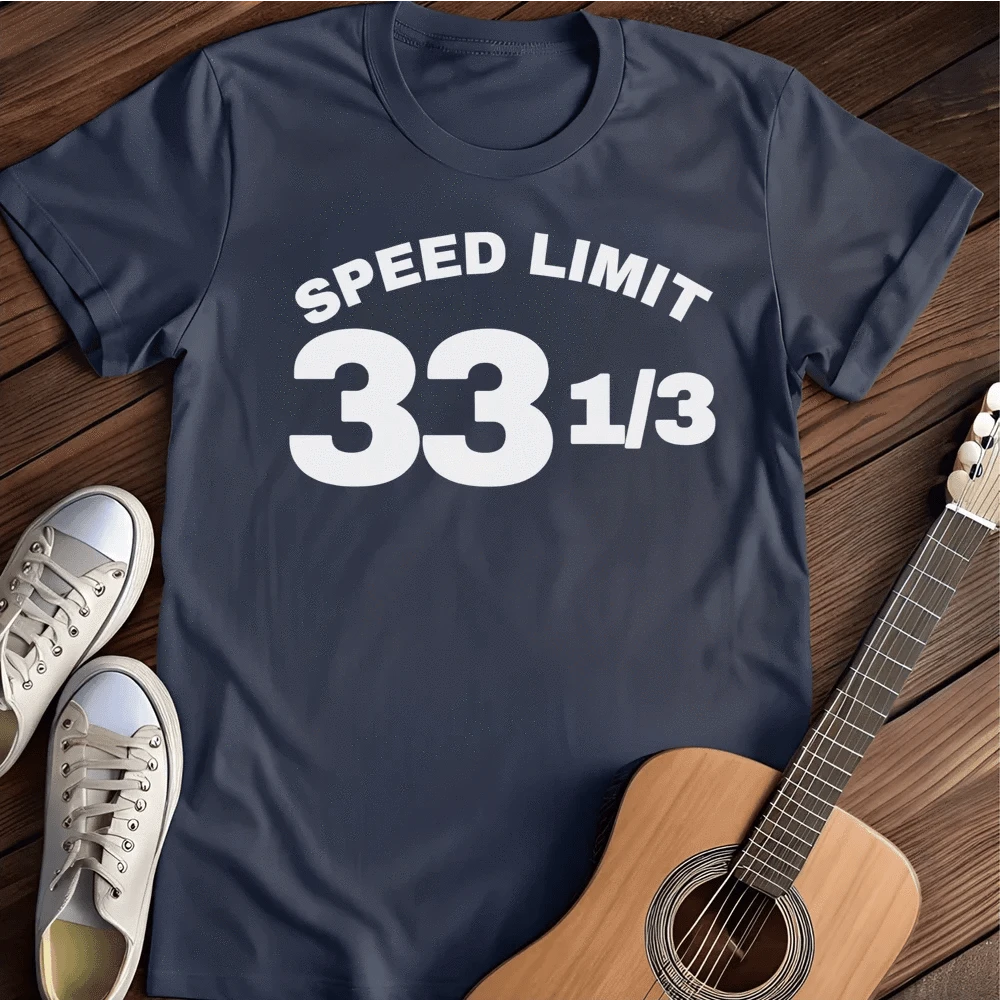 Printify T-Shirt Navy / S Speed Limit T Shirt 2