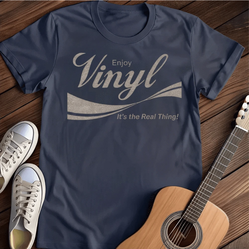 Printify T-Shirt Navy / S Vinyl Coke