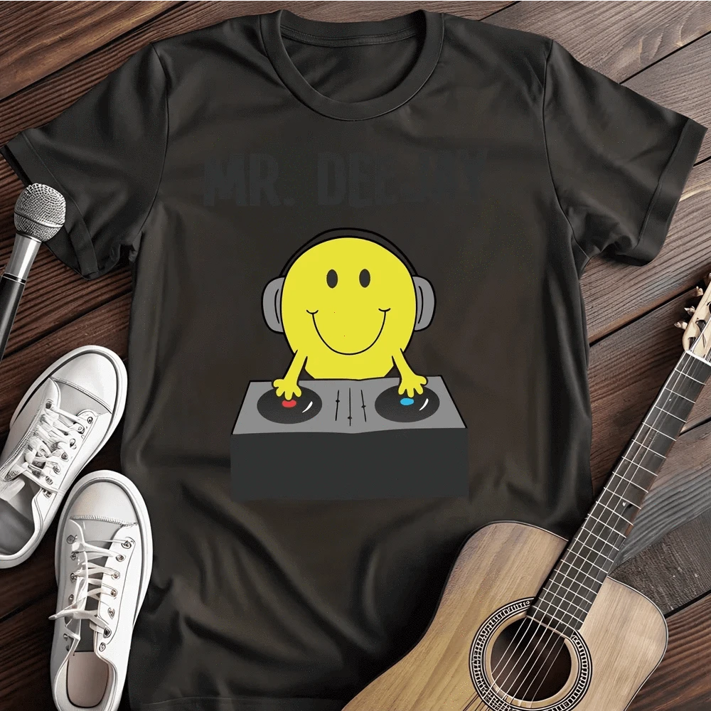 Printify T-Shirt S / Black Mr Dj T-Shirt