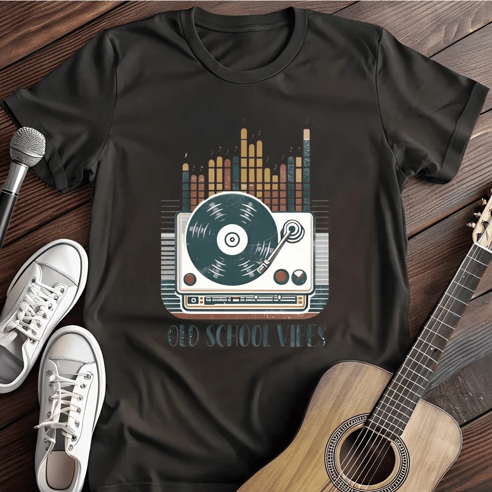 Printify T-Shirt S / Black Old Skool Vibes T-Shirt
