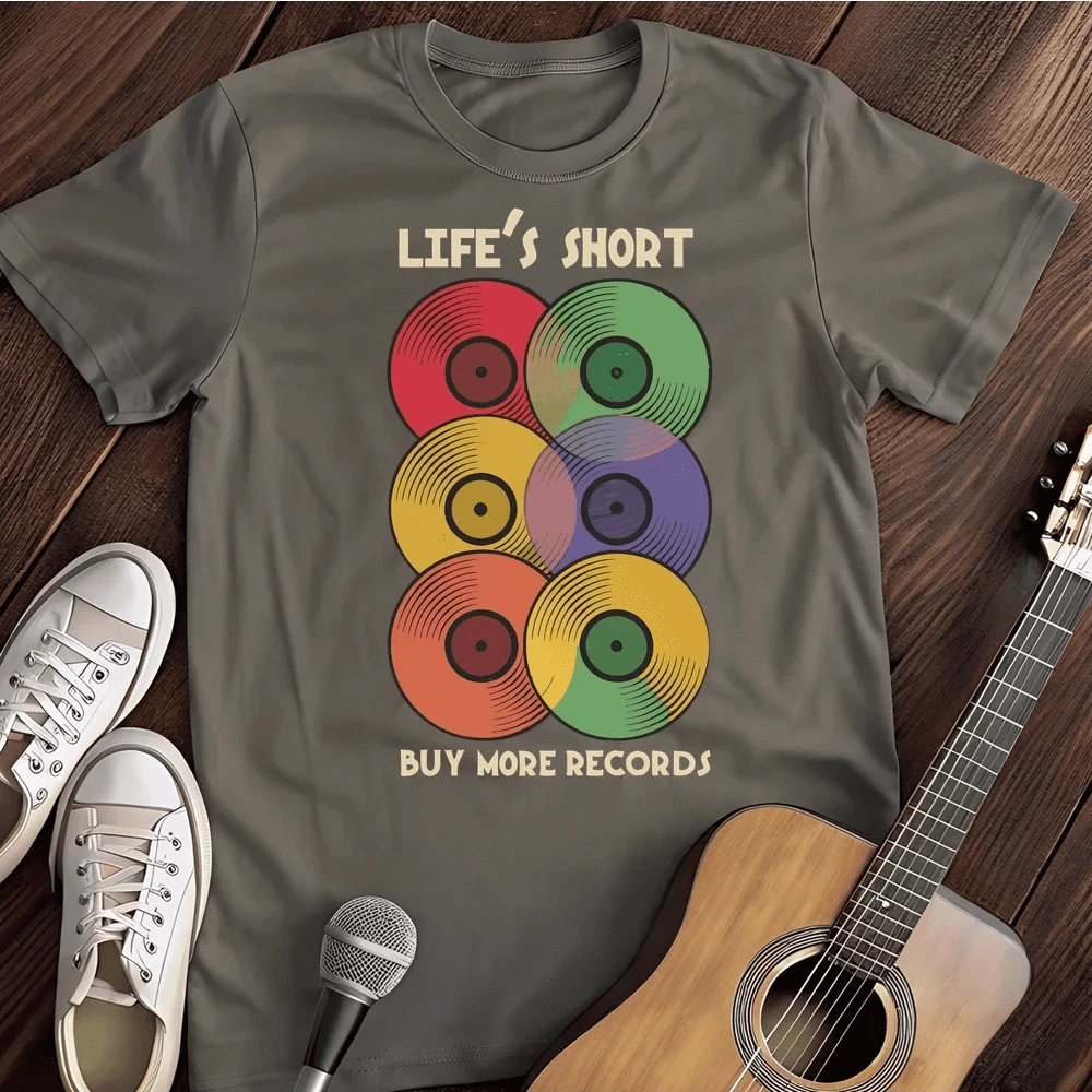 Printify T-Shirt S / Charcoal Buy More T-Shirt