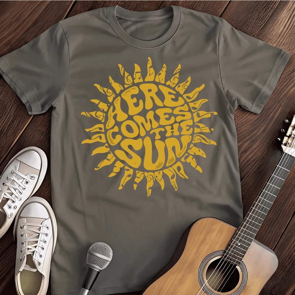 Printify T-Shirt S / Charcoal Here Comes T-Shirt