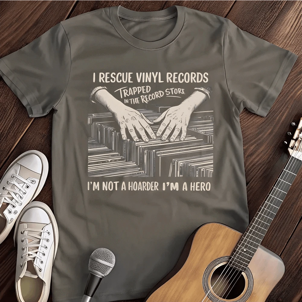 Printify T-Shirt S / Charcoal I`m A Hero T Shirt